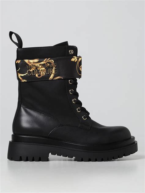 versace jeans flat shoes|versace jeans couture boots.